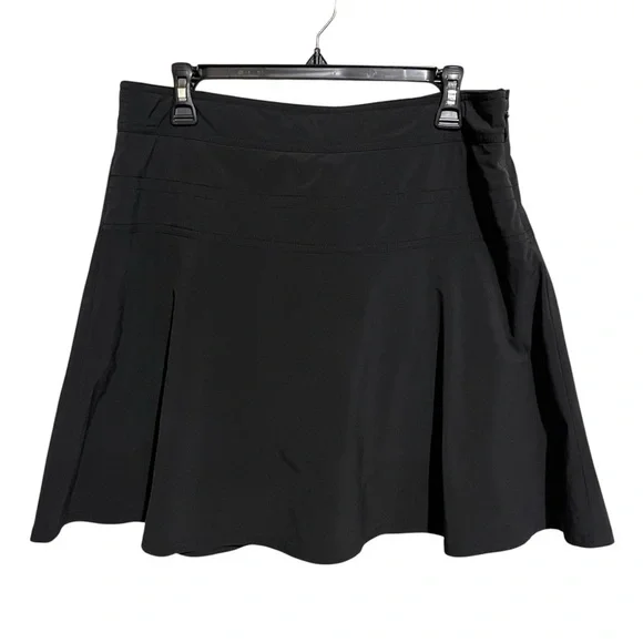 Athleta Black A Line School Day Skort Skirt Women’s Size 10 - Picture 1 of 10